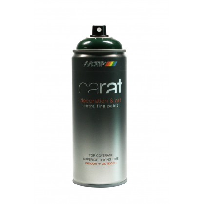 Peinture aérosol Carat Vert Sapin brillante 0,4 L MOTIP