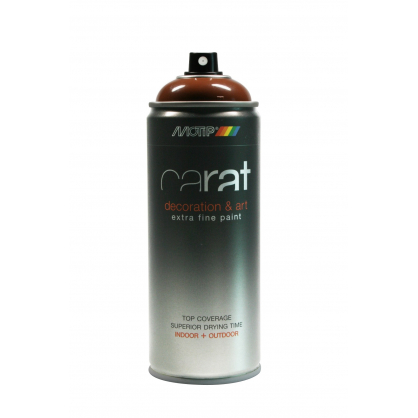 Peinture aérosol Carat Charly Brown brillante 0,4 L MOTIP