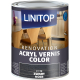 Vernis acrylique Color Renovation pour boiserie intérieure noir 0,25 L LINITOP